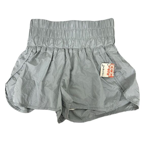 Free People FP Movement Way Home Shorts Arctic chill size small NWT - Picture 1 of 8